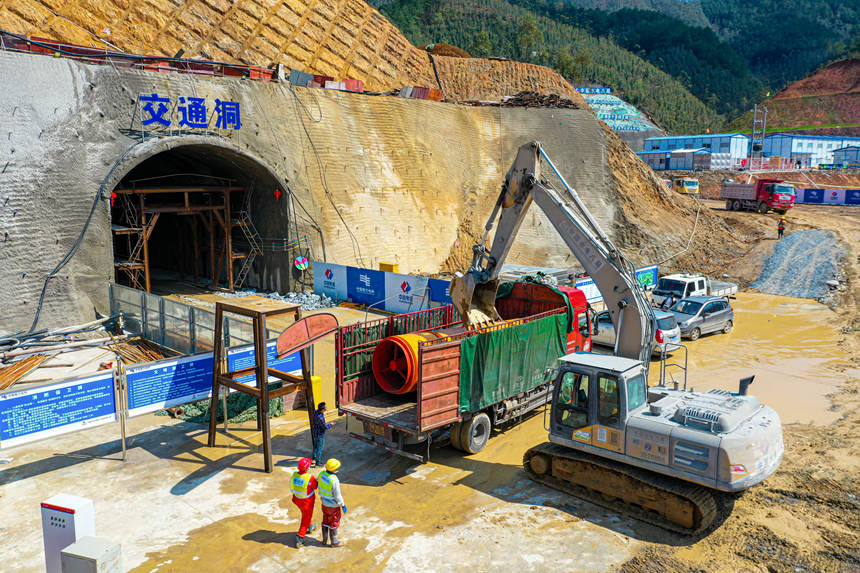 南寧抽水蓄能電站項目如火如荼建設當中
