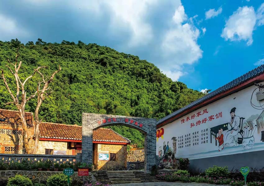 平果市果化鎮(zhèn)全域土地綜合整治項目區(qū)內鄉(xiāng)村風貌。