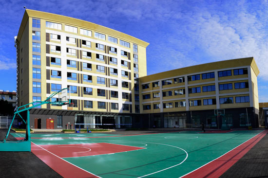 貴港監(jiān)獄新建成的備勤樓
