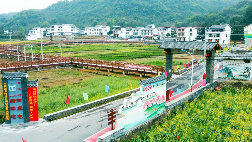 忻城縣粵桂協(xié)作鄉(xiāng)村振興示范村思練鎮(zhèn)新平屯、加莊屯