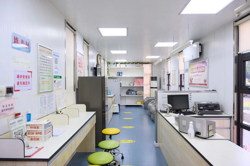 柳州市人民醫(yī)院獻(xiàn)血屋內(nèi)景。柳州市人民醫(yī)院供圖