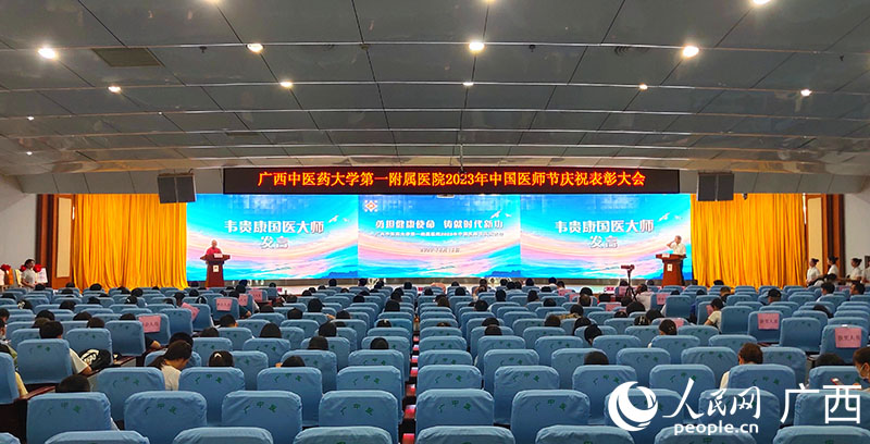 國醫(yī)大師韋貴康發(fā)言。人民網(wǎng) 付華周攝