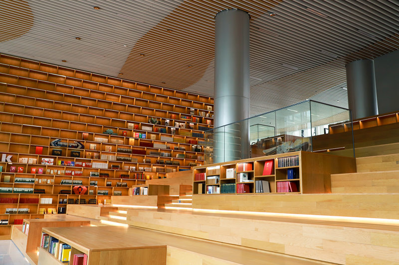 階梯讀書室。中建科工供圖
