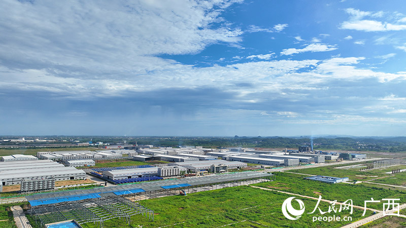 入駐企業(yè)越來越多的桂平市龍門工業(yè)園區(qū)。人民網(wǎng) 付華周攝