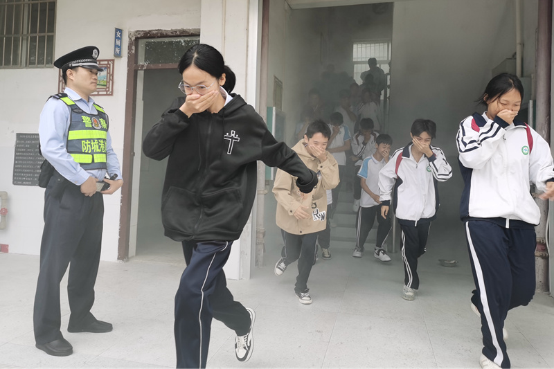 演練現(xiàn)場。