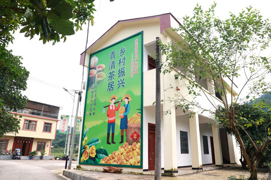 東興市馬路鎮(zhèn)大旺村的墻繪設(shè)計(jì)融入移風(fēng)易俗等文明理念