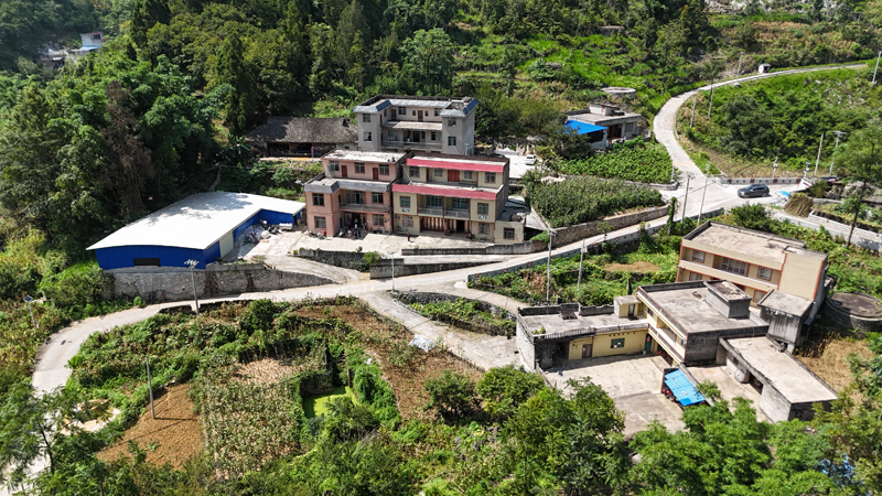 凌云縣加尤鎮(zhèn)隴槐村。凌云縣融媒體中心供圖