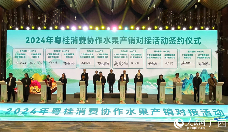 簽約儀式。人民網(wǎng) 韋歡攝