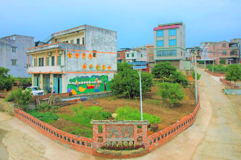 建設(shè)微菜園，鄉(xiāng)村更美麗。林逢鎮(zhèn)人民政府供圖