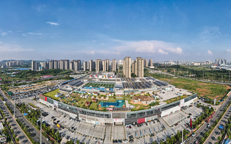 五象汽車生活廣場。廣西現(xiàn)代物流集團供圖