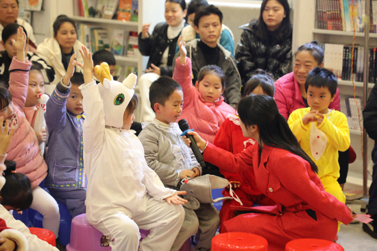 “親子閱讀”活動現場
