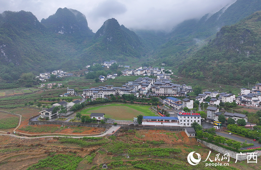 凌云縣下甲鎮(zhèn)平懷村。人民網(wǎng) 付華周攝