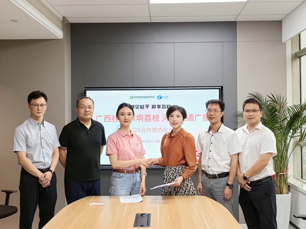 雙方簽約后，桂平荔枝將大規(guī)模走進中原市場。