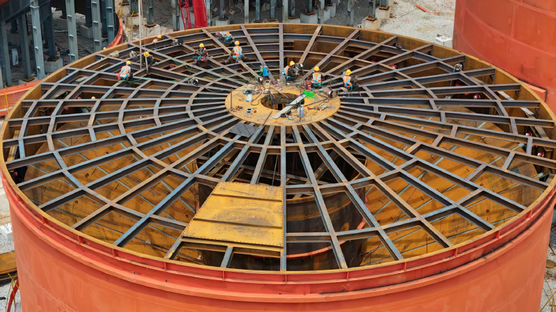 項目建設如火如荼。廣西隆安和泰新材料有限公司供圖