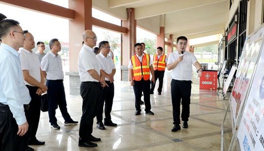 廣西交通運輸廳到北投集團交能融合示范項目調研