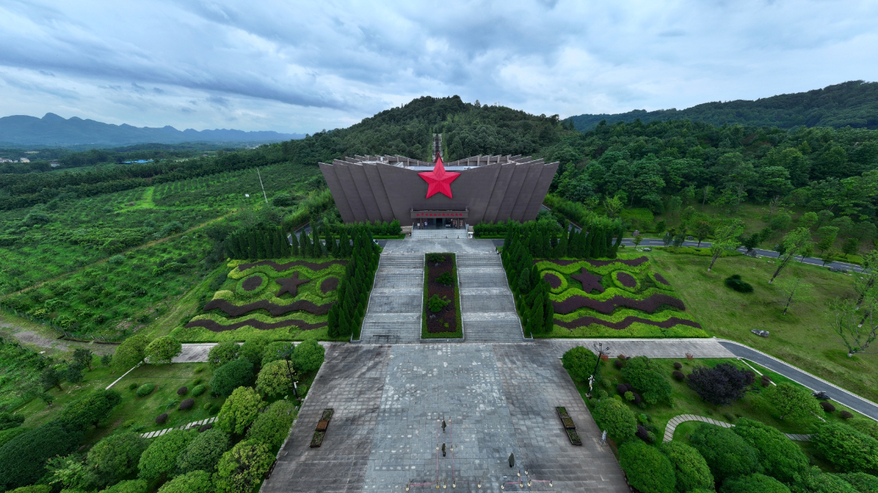 紅軍長征湘江戰(zhàn)役紀念館。人民網(wǎng) 雷琦竣攝