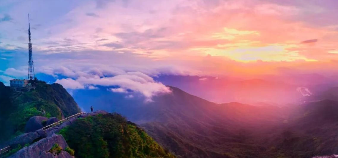 ▲ “華南之巔”桂林興安貓兒山 圖/雷鑫瑩 攝