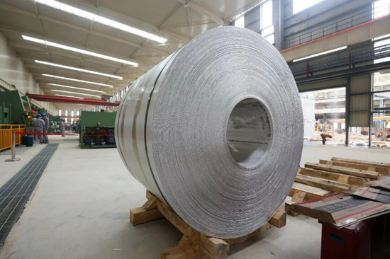 大亞新能源材料科技（廣西）有限公司生產(chǎn)的鑄軋鋁卷