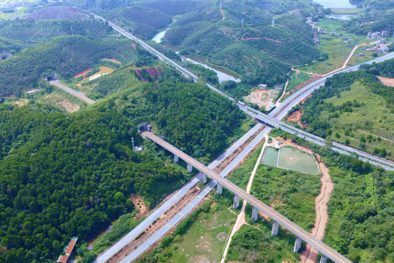 國道207線繞城東大坡鎮(zhèn)路段。向霖?cái)z