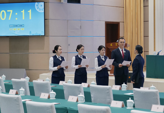 會(huì)議會(huì)場(chǎng)員管理項(xiàng)目現(xiàn)場(chǎng)。