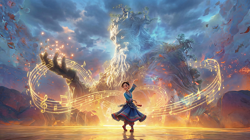 “劉三姐”動畫形象。主辦方供圖